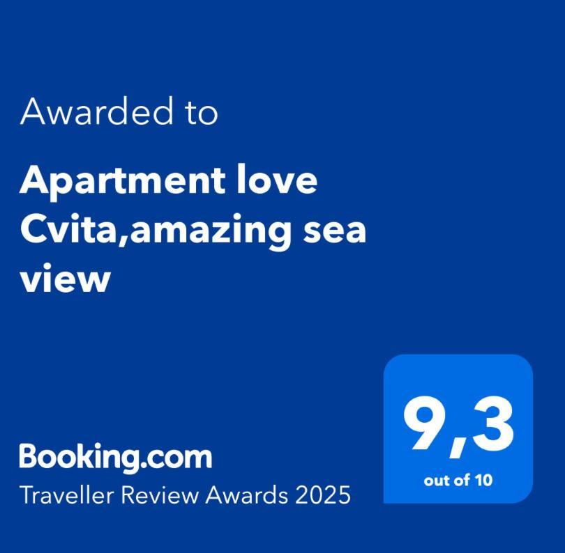 Apartment Love Cvita,Amazing Sea View Lukovo Bagian luar foto